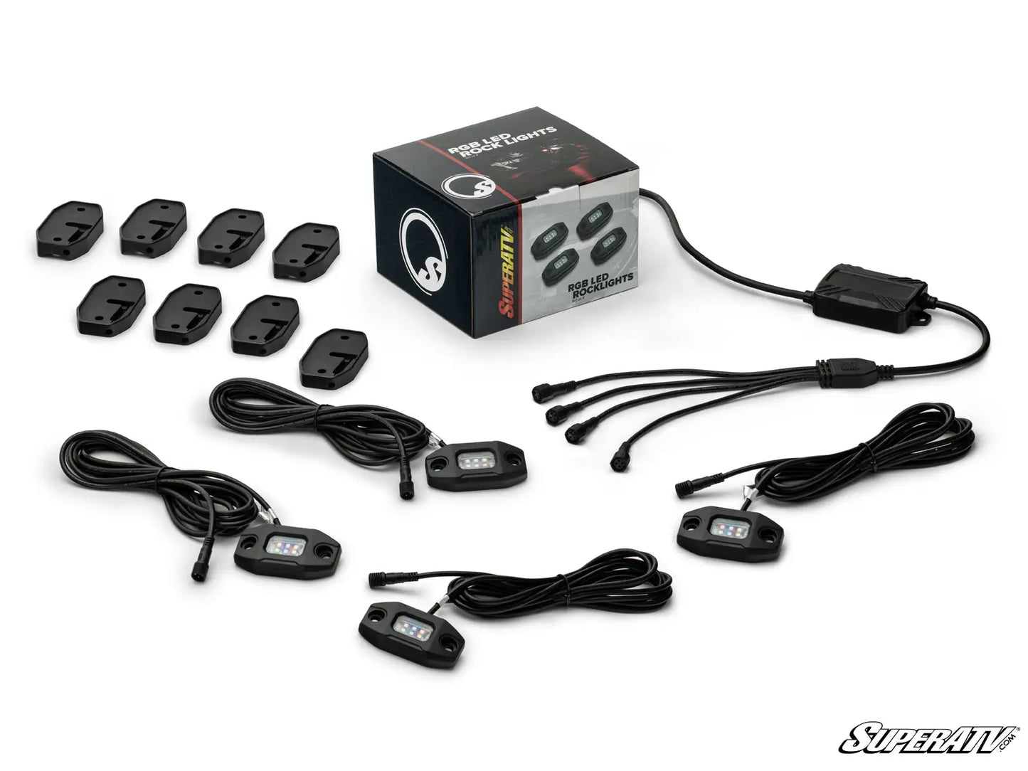 RGB Rock Light Kit 4 piece